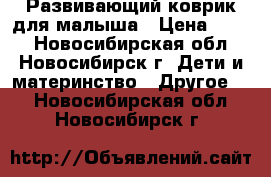 Развивающий коврик для малыша › Цена ­ 500 - Новосибирская обл., Новосибирск г. Дети и материнство » Другое   . Новосибирская обл.,Новосибирск г.